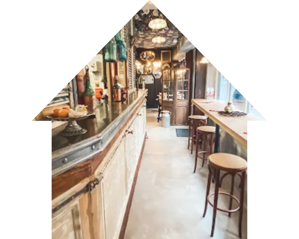 Revêtement de sol dans un restaurant par MP Déco