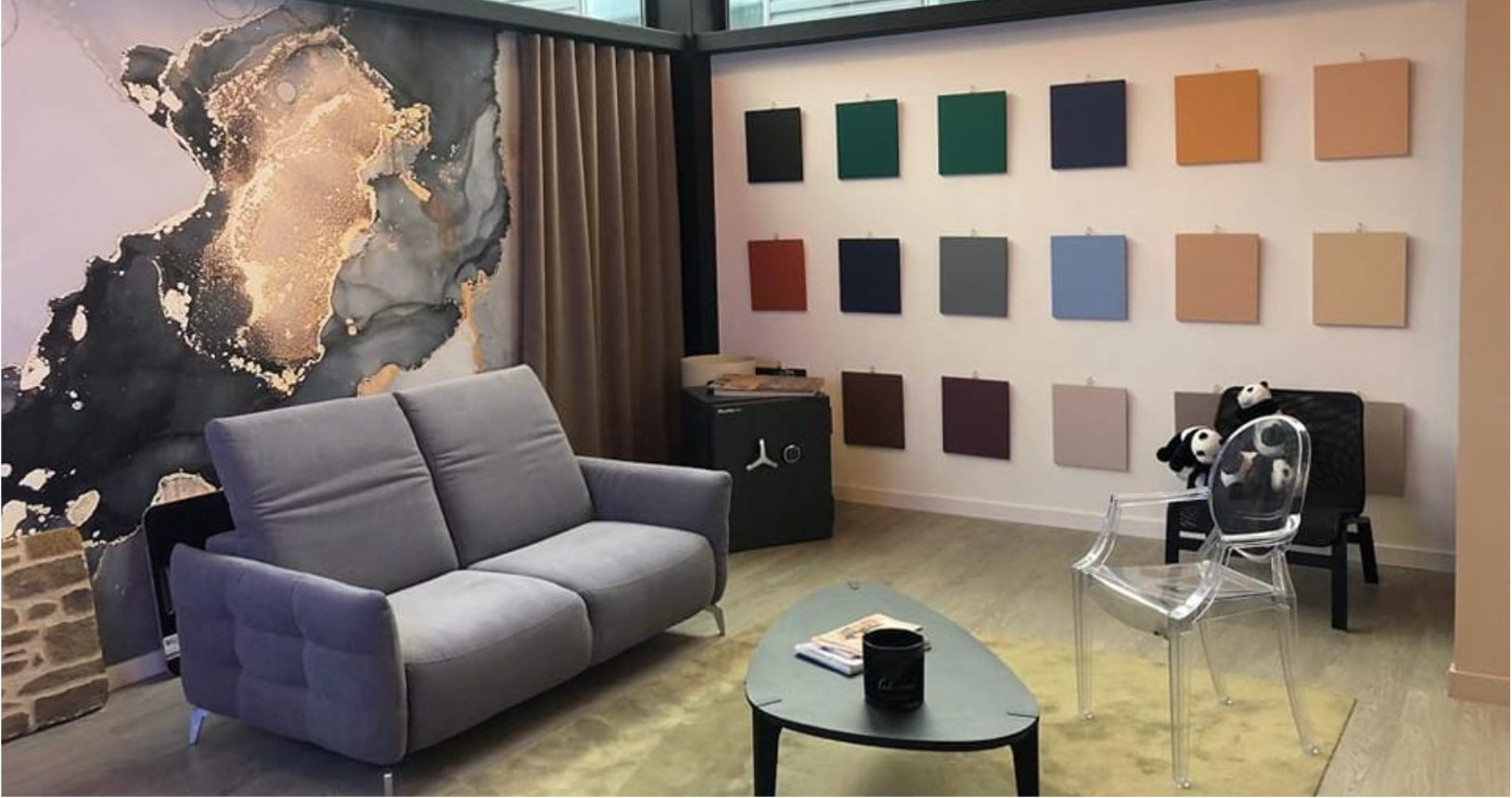 Showroom peinture et décoration de MP Déco à Rennes